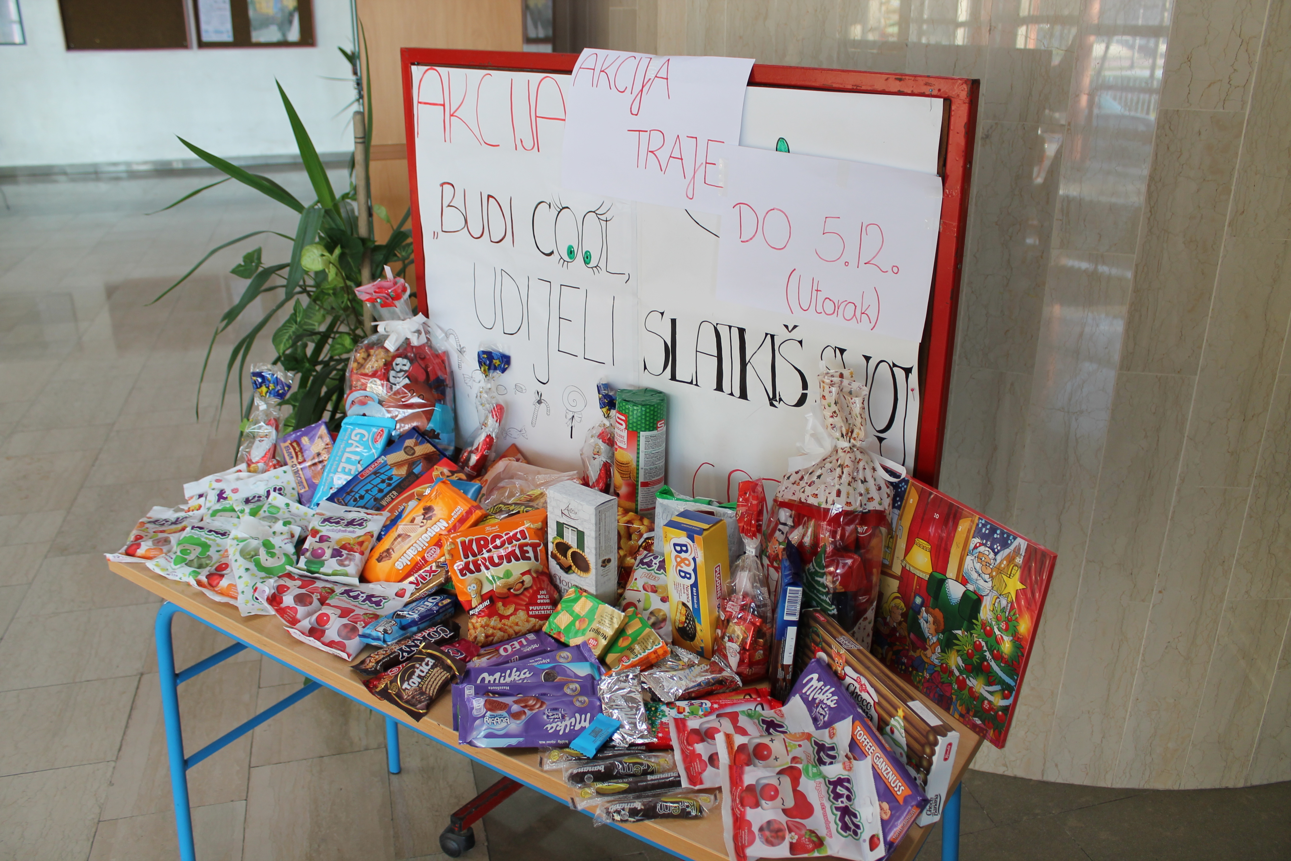Uspješno provedena sabirana akcija  „Budi cool udijeli slatkiš svoj“