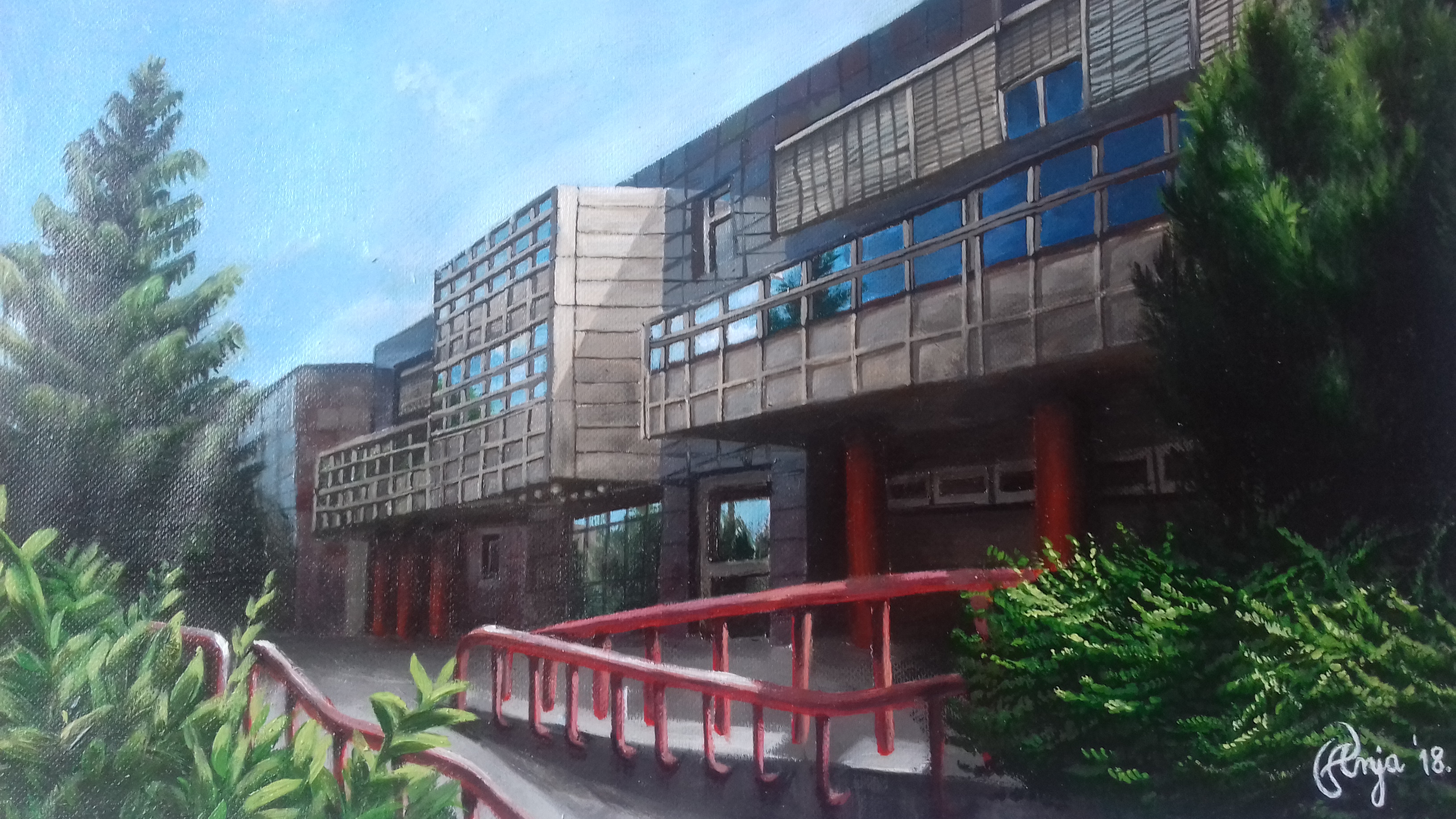 ZGRADA I. GIMNAZIJE U AV. DUBROVNIK 36 KAKO JE VIDI UČENICA ANJA KUZMIĆ (4. C)