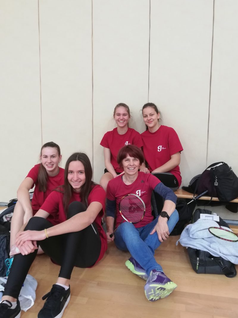 Prvi nastup naših badmintonašica na Državnom