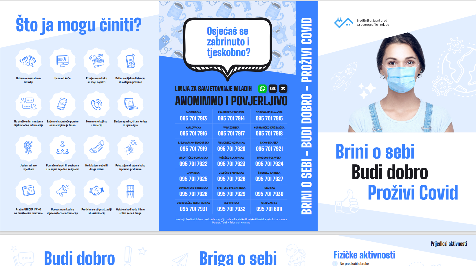 PREVENTIVNI PROJEKT ZA MLADE “BRINI O SEBI-BUDI DOBRO-PROŽIVI COVID”