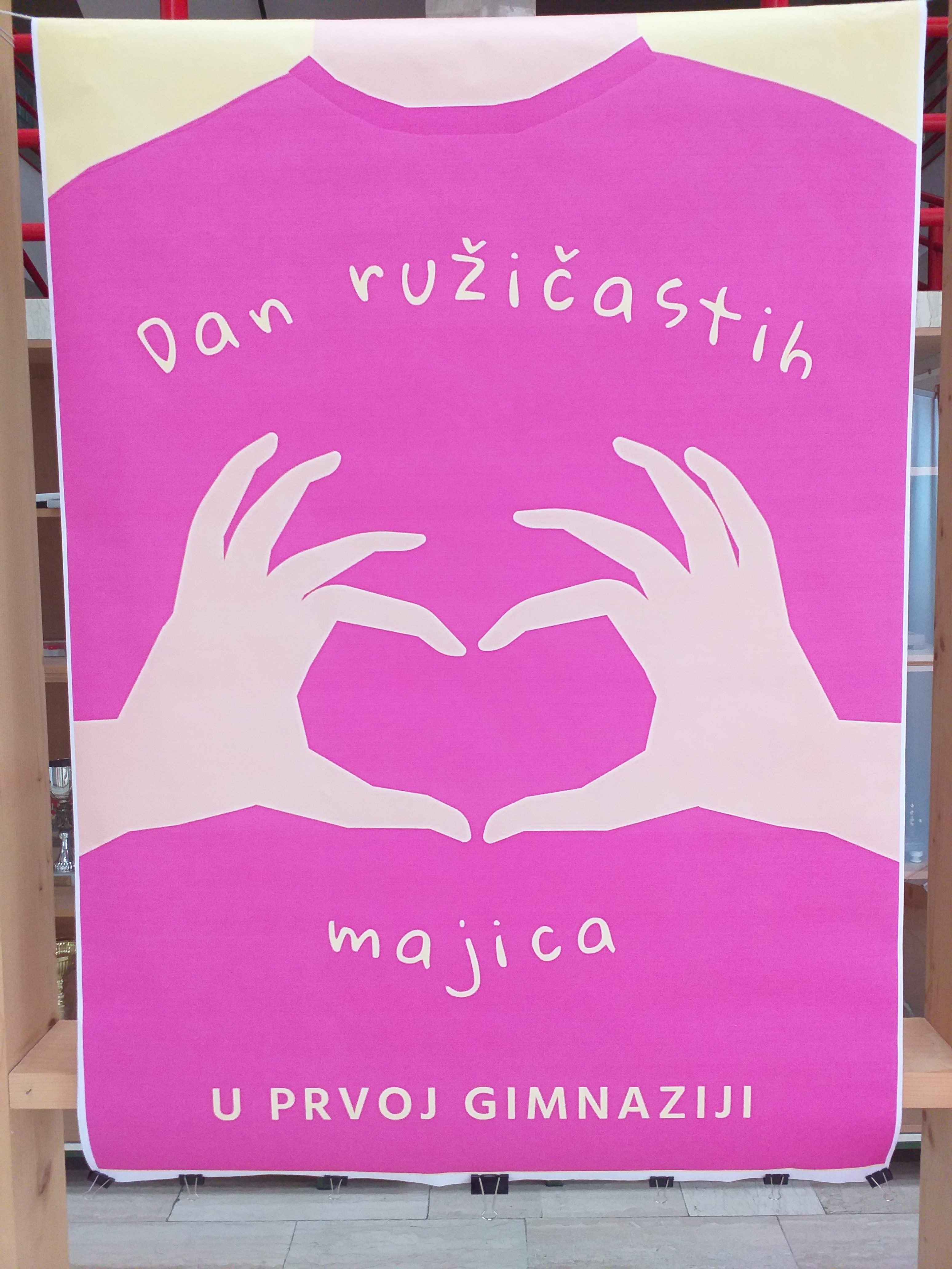Dan ružičastih majica u I. gimnaziji
