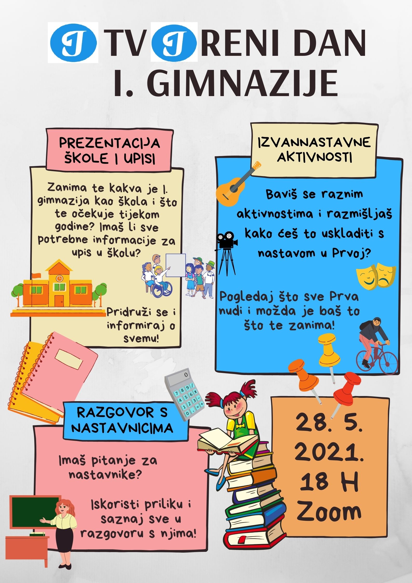 Virtualni otvoreni dan I. gimnazije – 28.5.2021. 