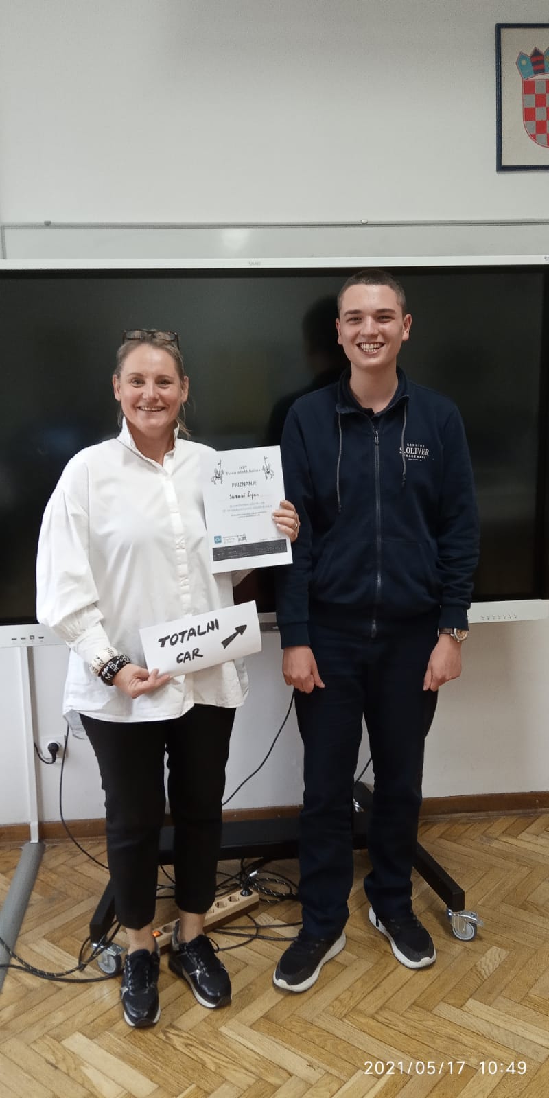 Filip Vučić – prvo mjesto iz fizike