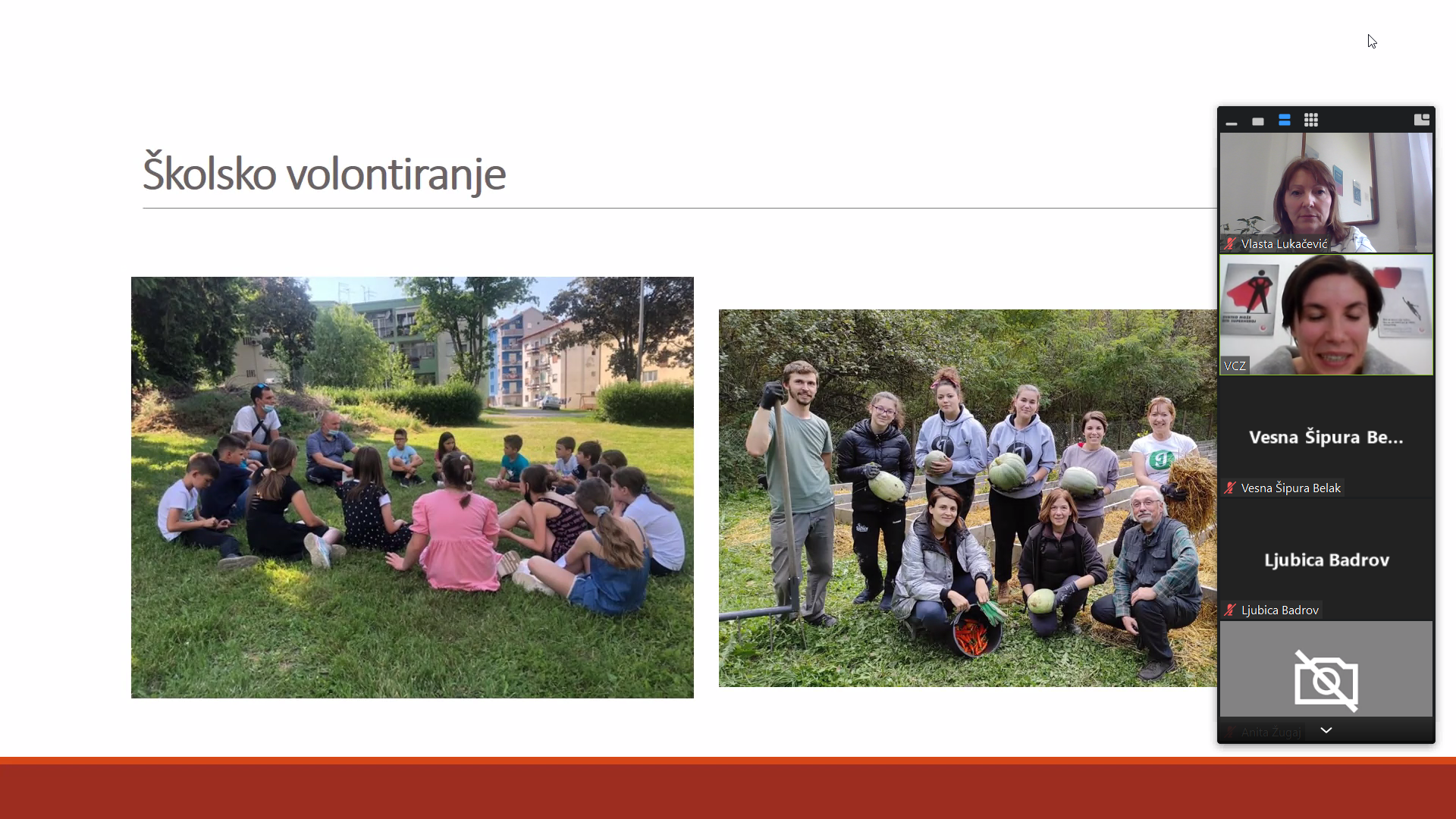 Sudjelovanje I. gimnazije na Info panelu o školskom volontiranju