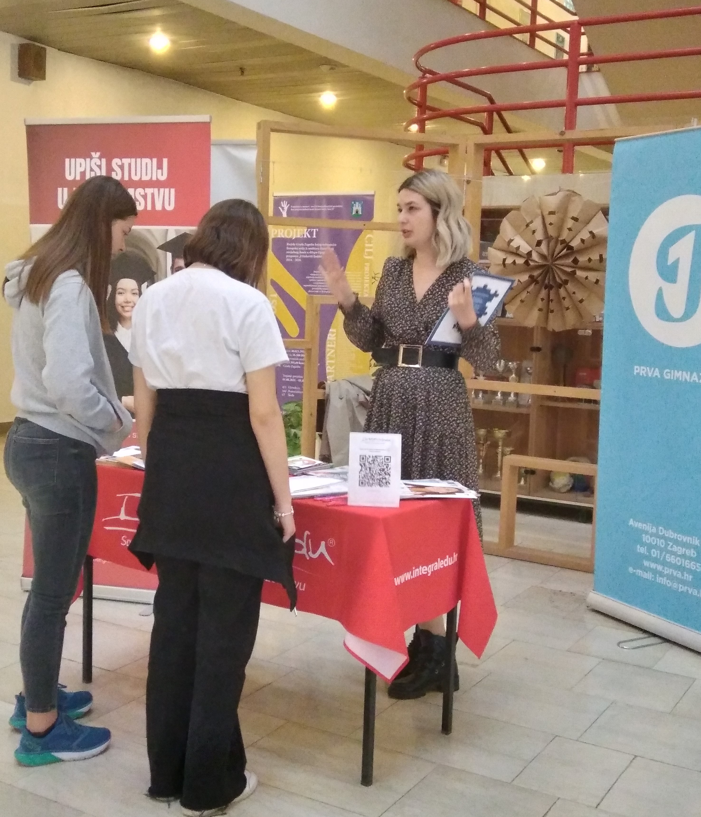 IntegralEdu info kutak u Prvoj o mogućnostima školovanja u inozemstvu