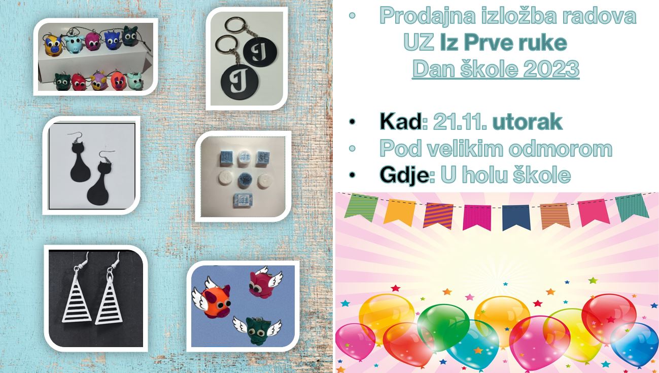 Dan škole (prodajna izložba UZ Iz Prve ruke)