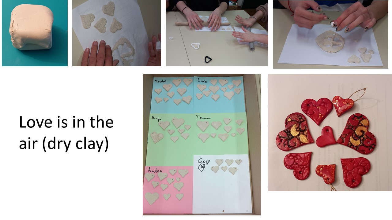 Love is in the  air (dry clay)