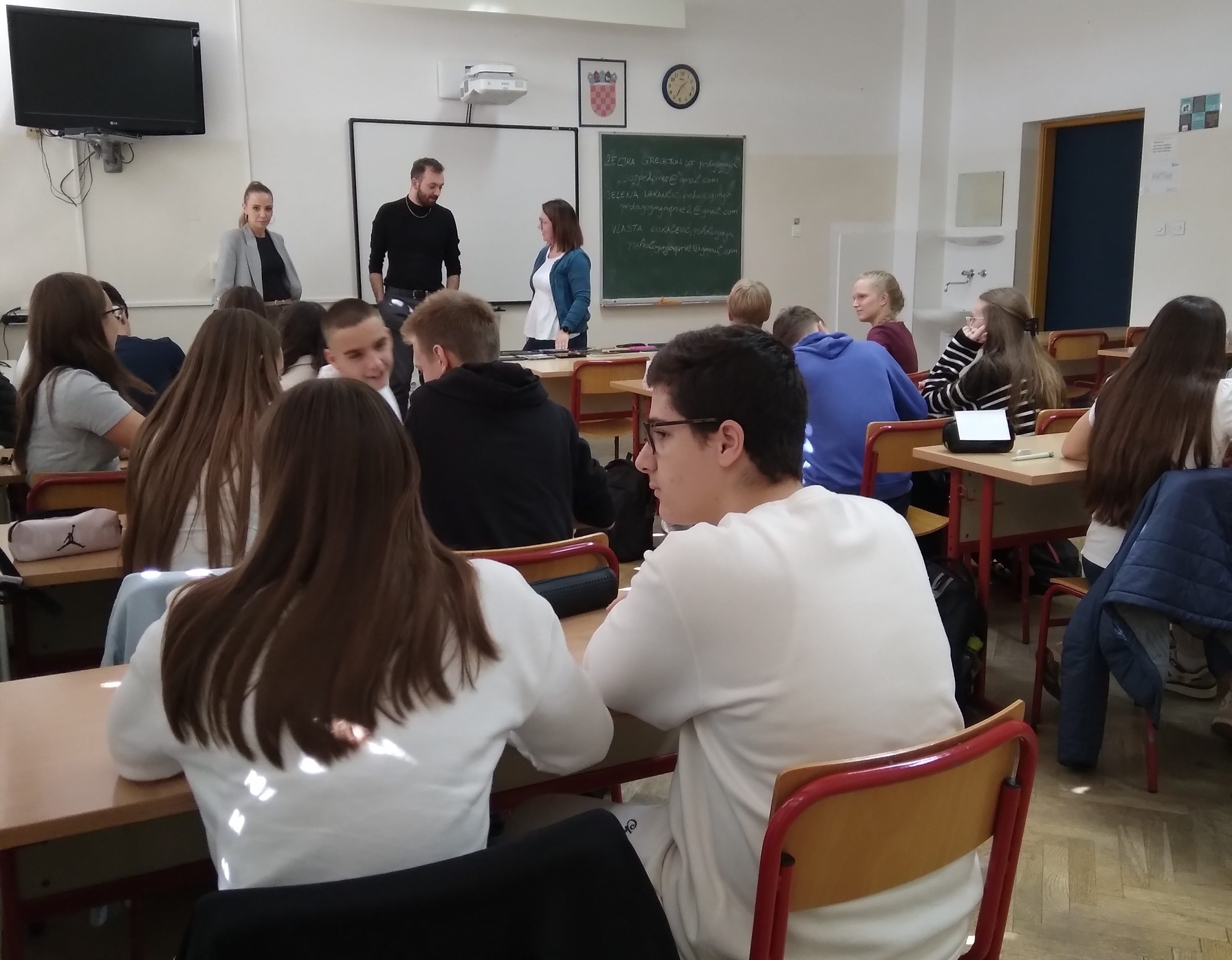 Održane komunikacijske radionice stručnog tima za učenike prvih razreda