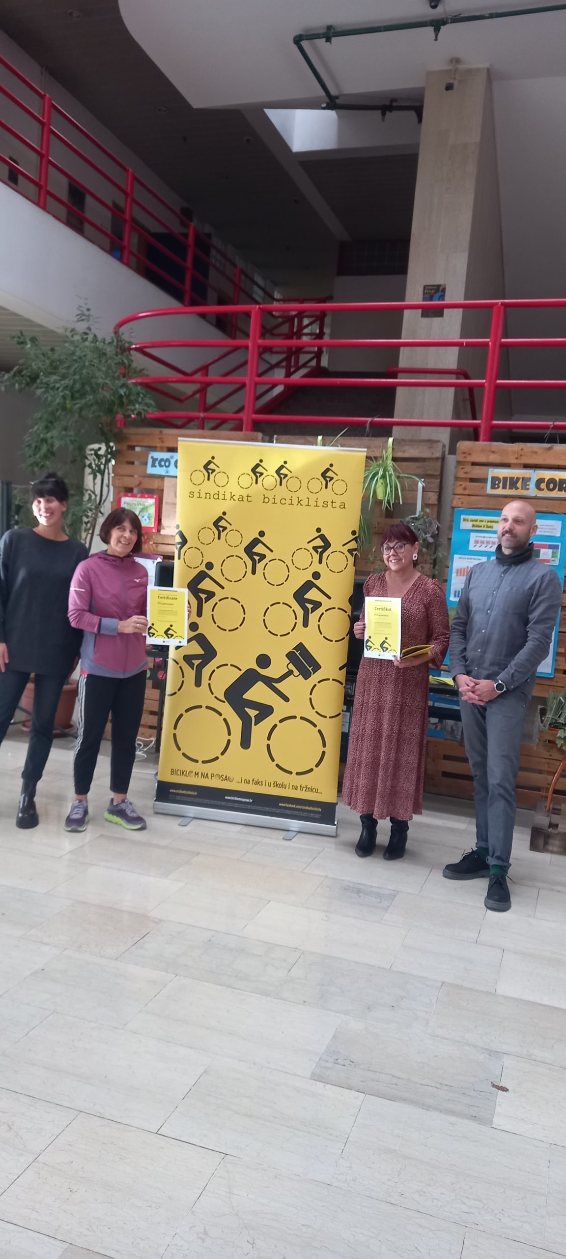 Prva je obnovila certifikat Prijatelji bicikliranja