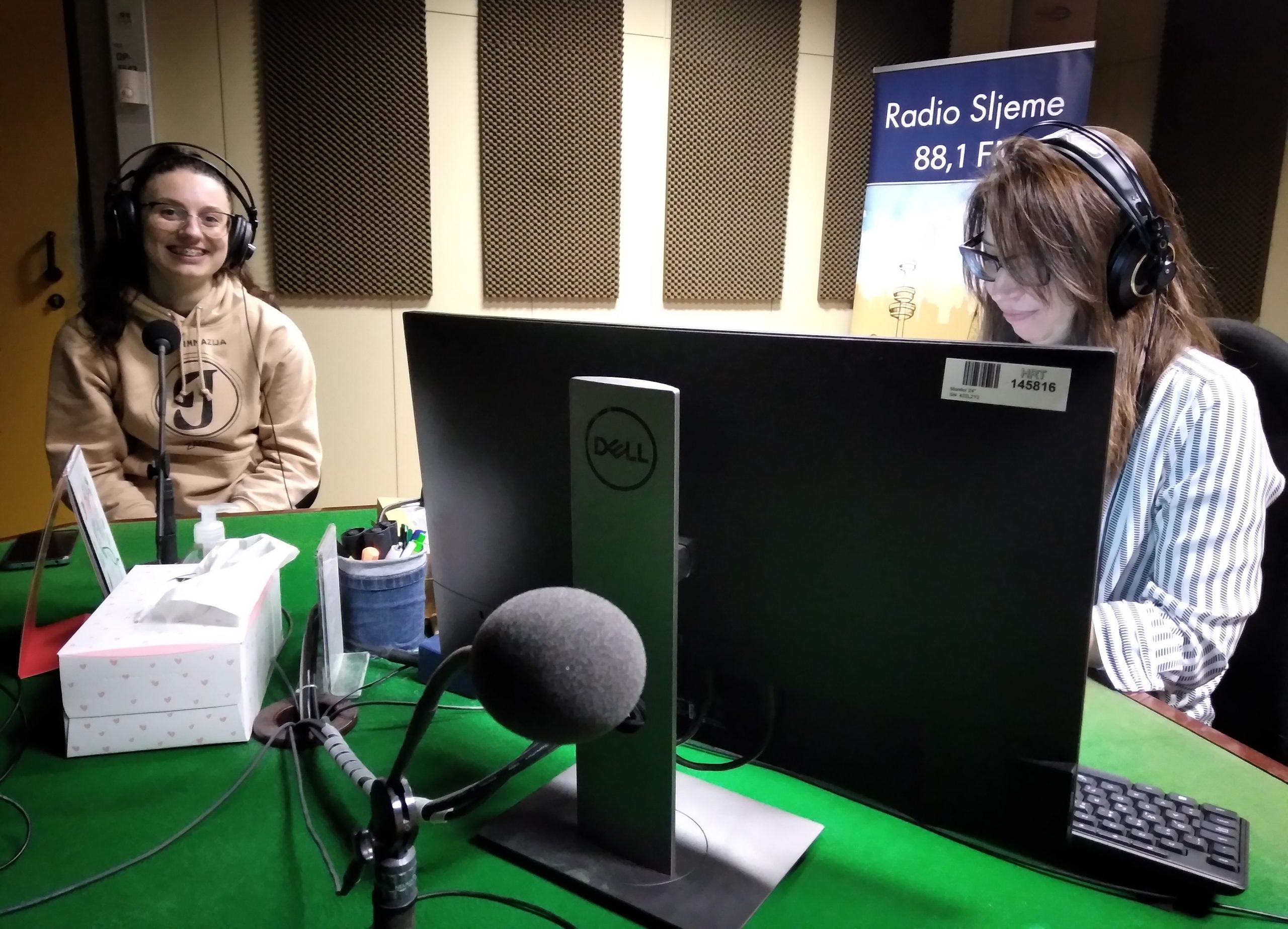 Gostovanje voditeljice Volonterskog kluba Prve na Radio Sljemenu