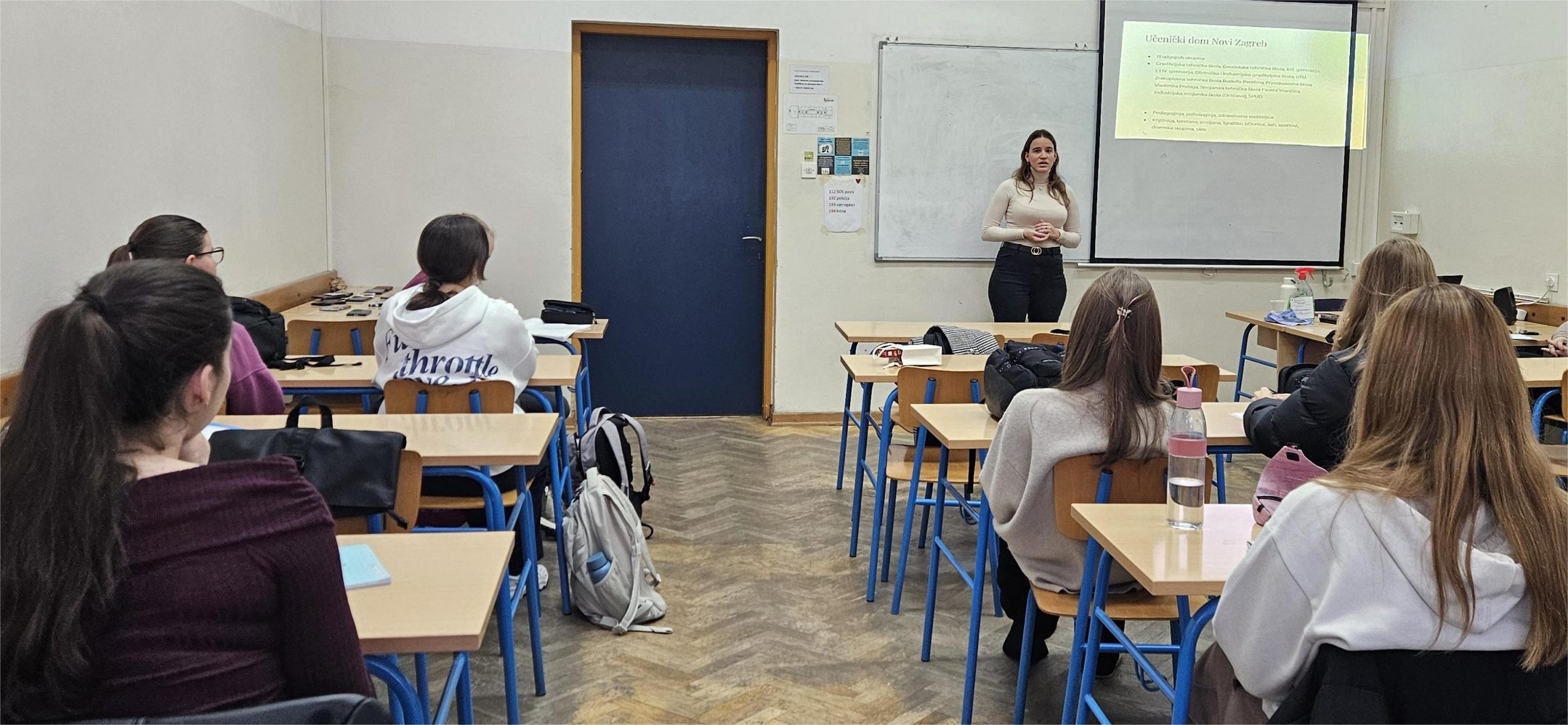 Posjet psihologinje Učeničkog doma Novi Zagreb