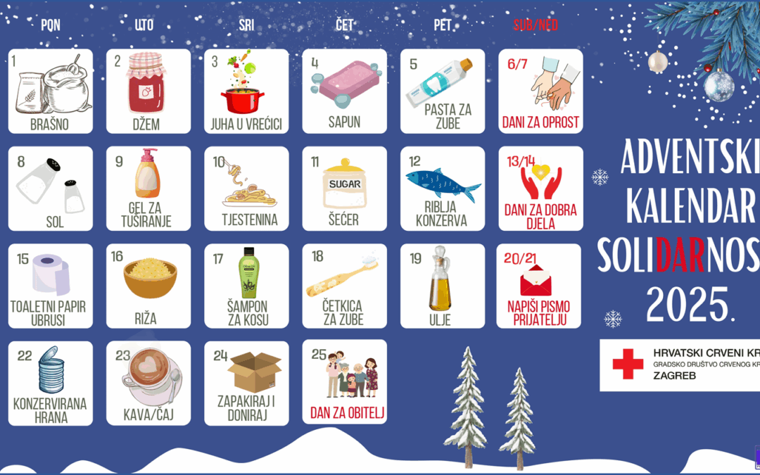 Odličan odaziv u humanitarnoj akciji “Adventski kalendar soliDARnosti”