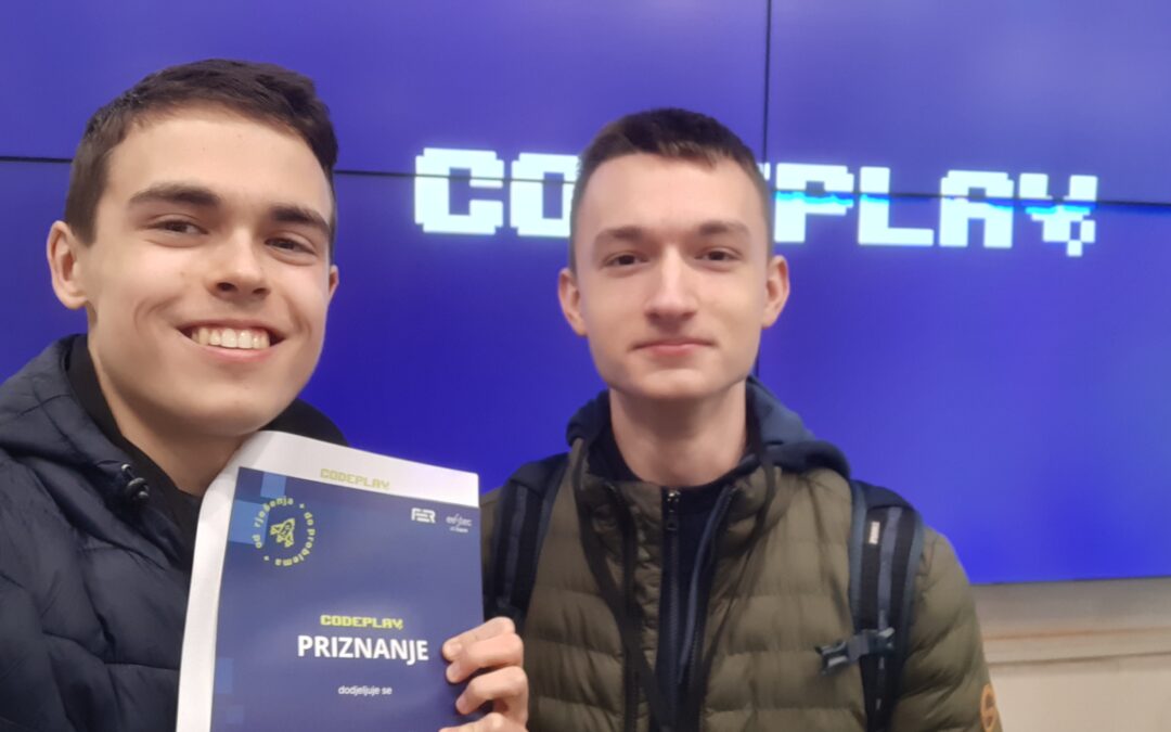 Uspješno sudjelovanje učenika Prve na Hackathonu 2026