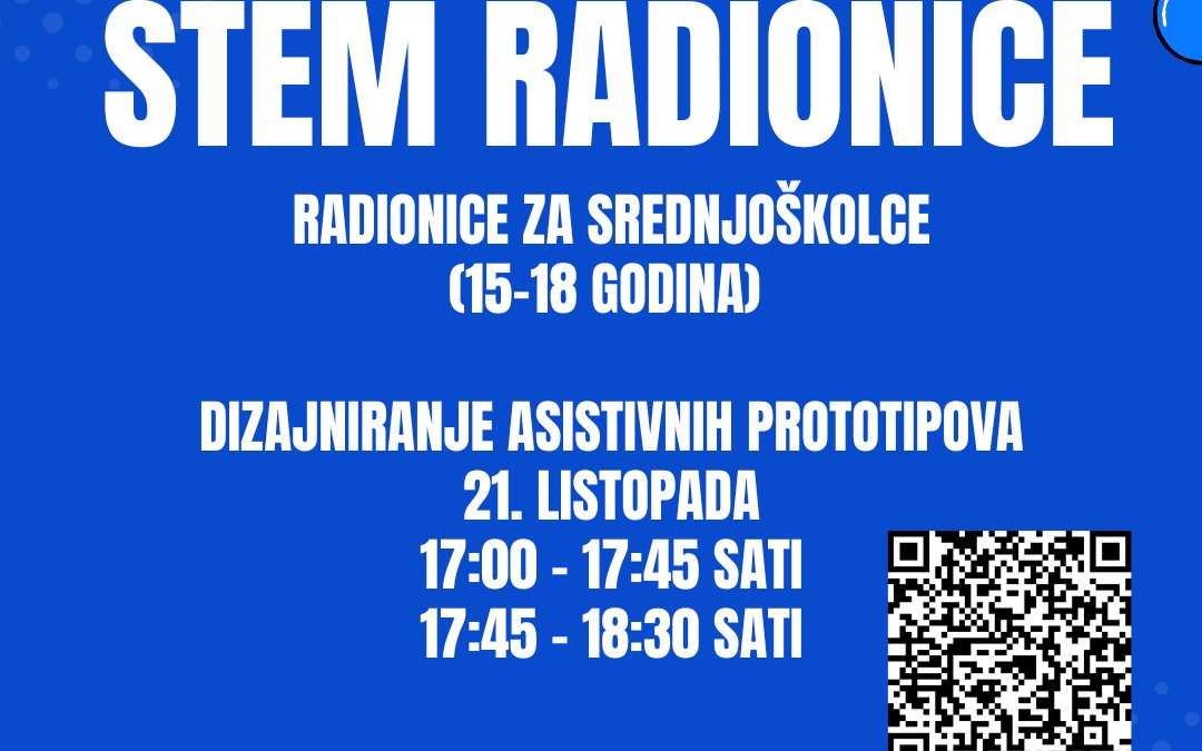 Najava Muzza STEM Akademija radionice u listopadu u Prvoj